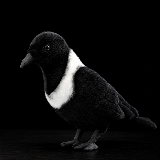Collared Crow Soft Stuffed Plush Toy