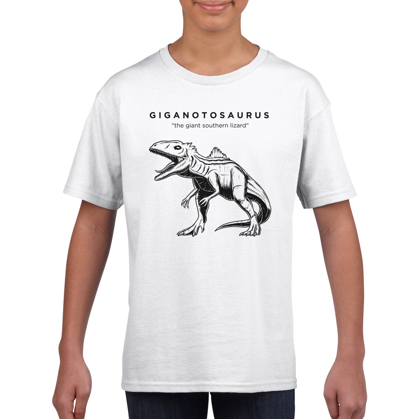 Giganotosaurus Dinosaur Prehistoric Kids T-Shirt