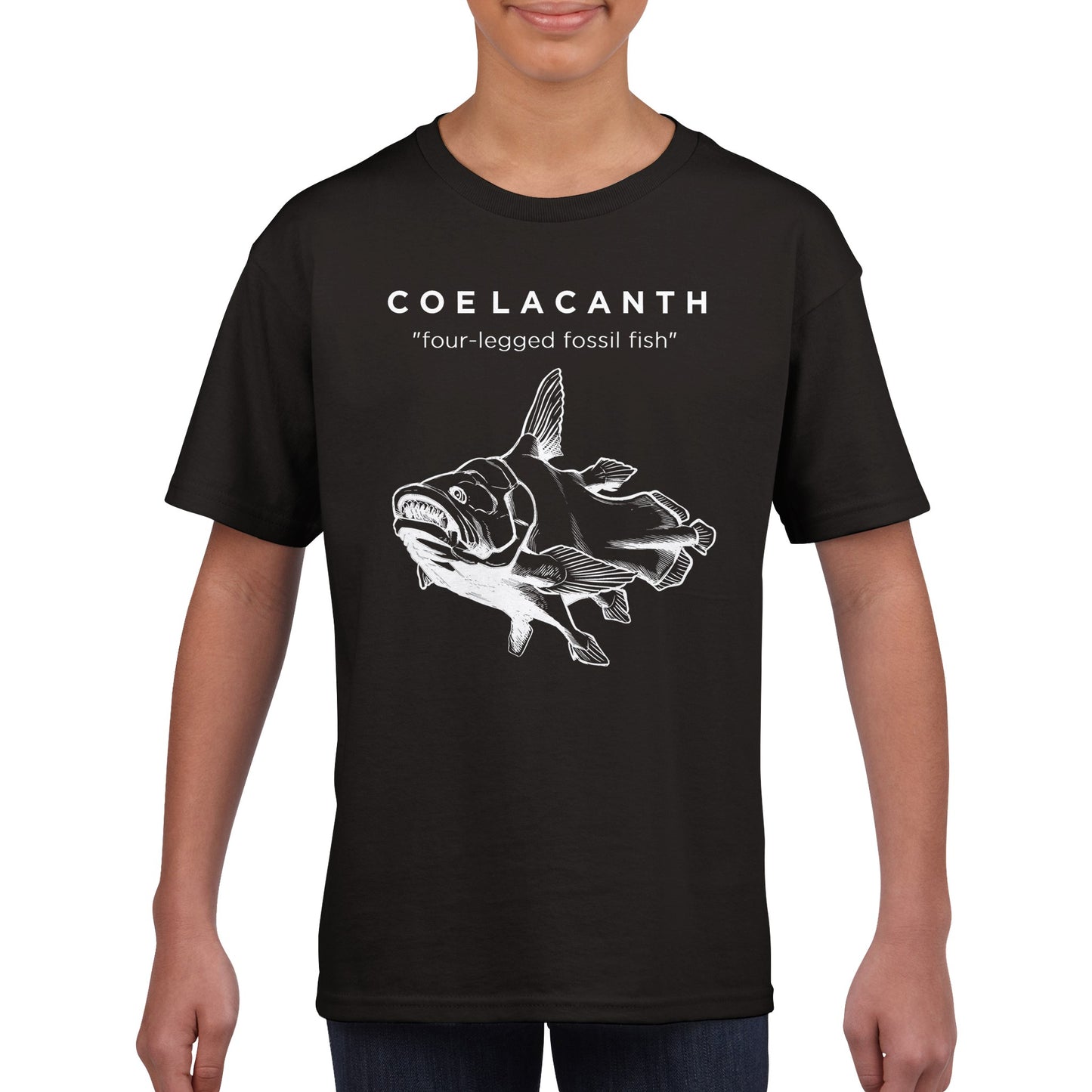 Coelacanth Prehistoric Fish Kids T-Shirt