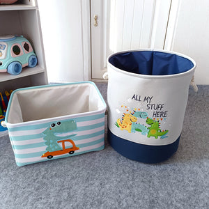Cartoon Children's Cloth Toy Storage Basket