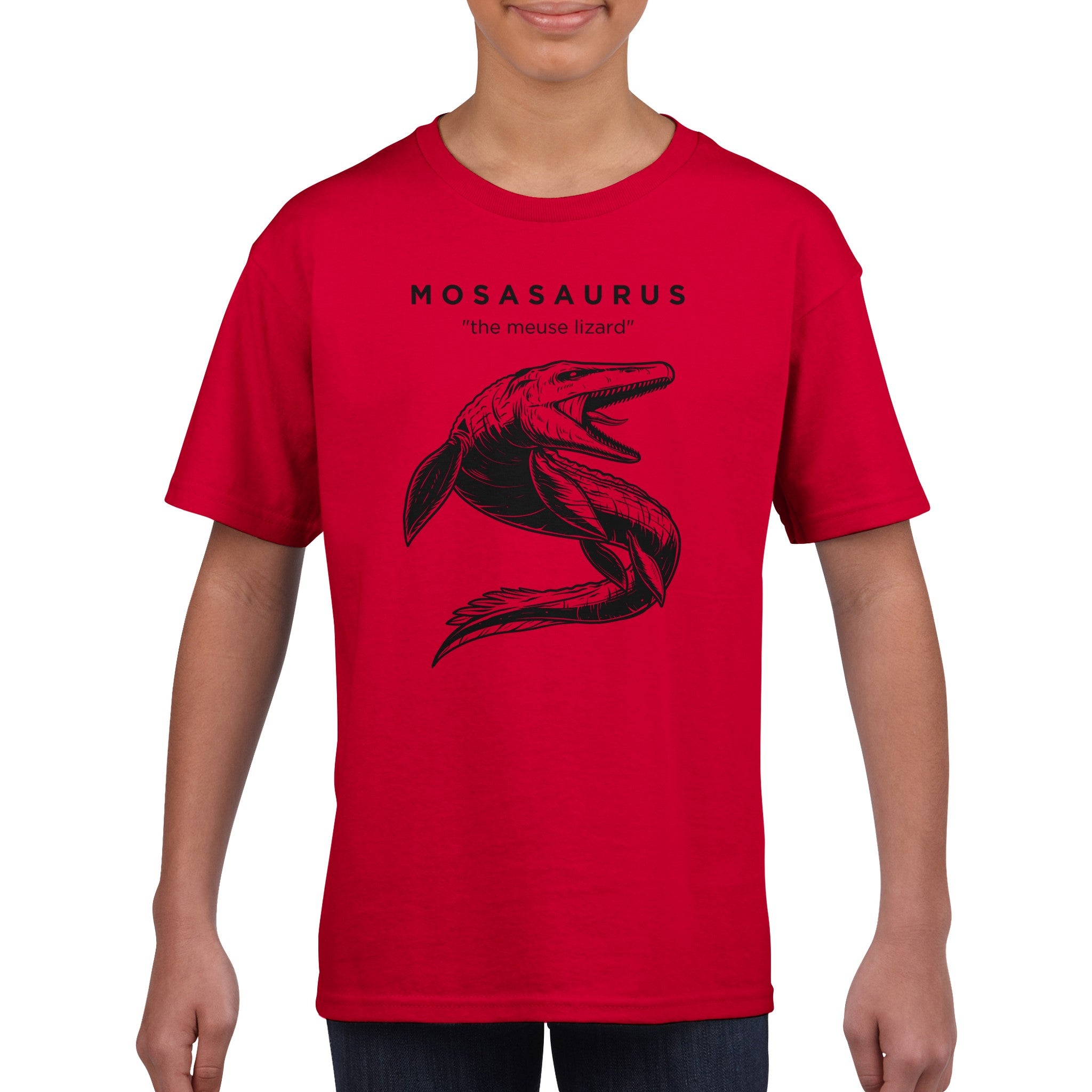 Mosasaurus Prehistoric Reptile Kids T-Shirt