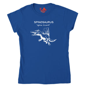 Spinosaurus Dinosaur Womens Crewneck T-Shirt