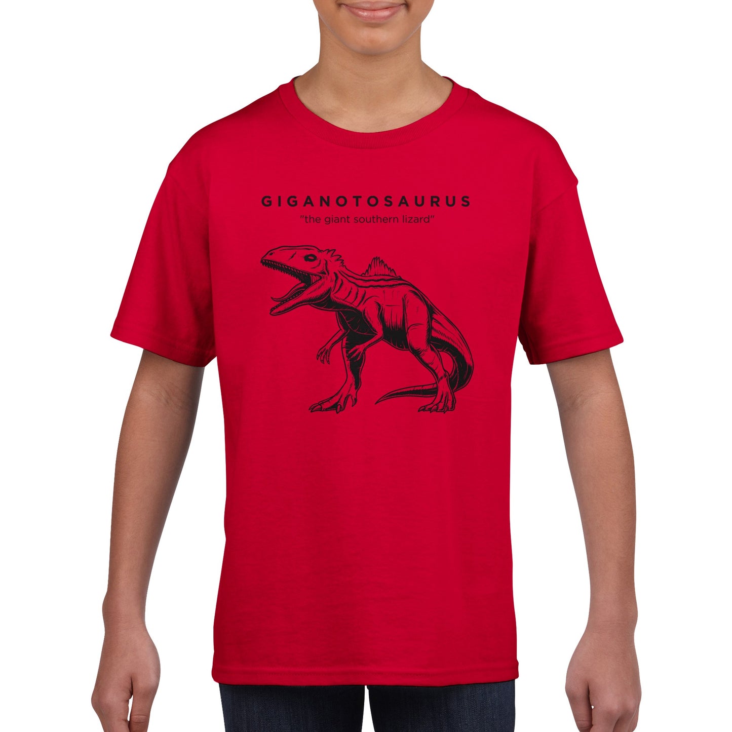 Giganotosaurus Dinosaur Prehistoric Kids T-Shirt