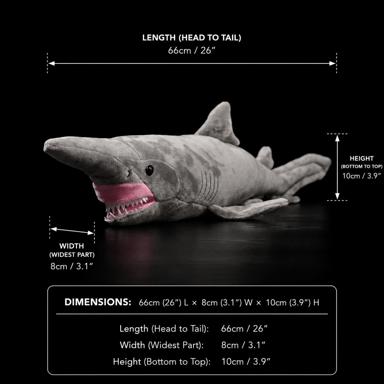 Goblin Shark Měkká plyšová hračka