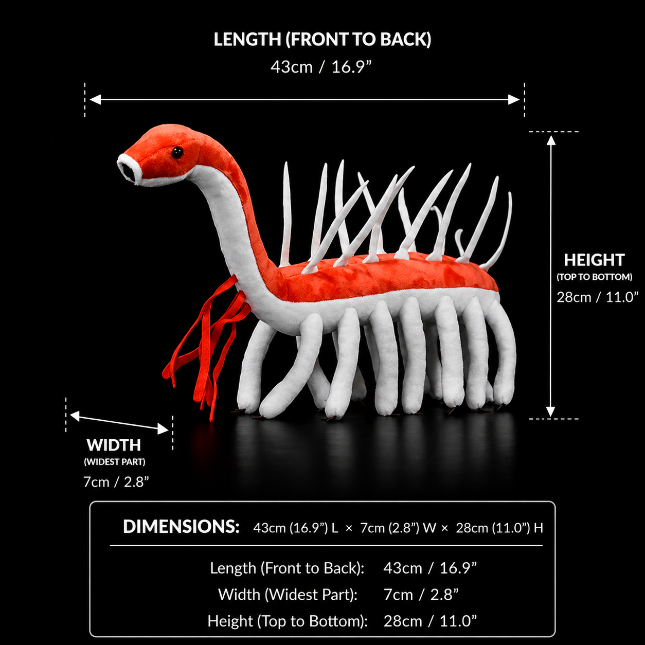 Anomalocaris Arthropod Měkká plyšová hračka