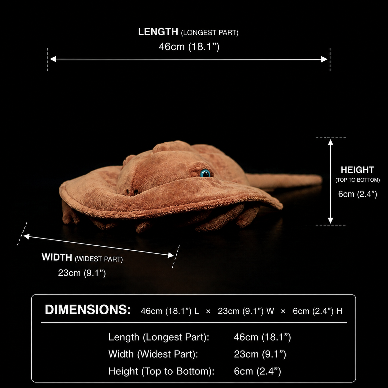 Horseshoe Crab Soft Stuffed Plush Toy