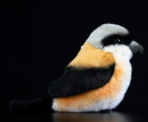 Long-Tailed Shrike Bird Stuffed Plush Toy