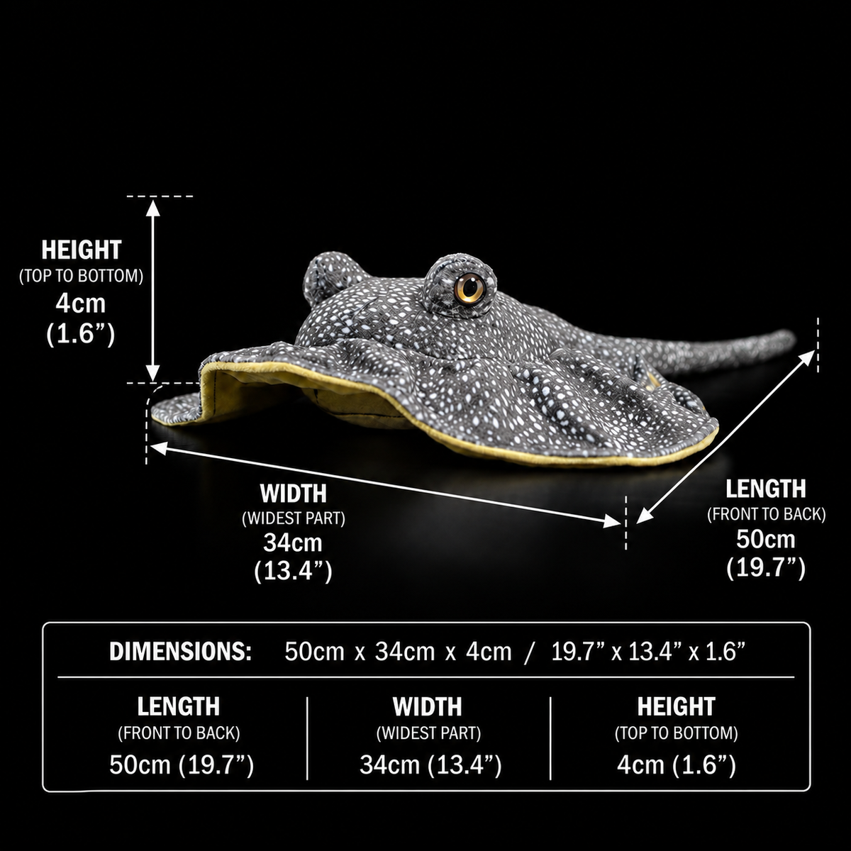 Stingray Měkká plyšová hračka