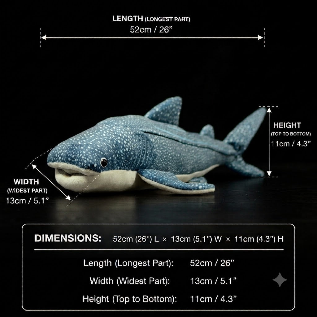 Whale Shark Soft Stuffed Plush Toy
