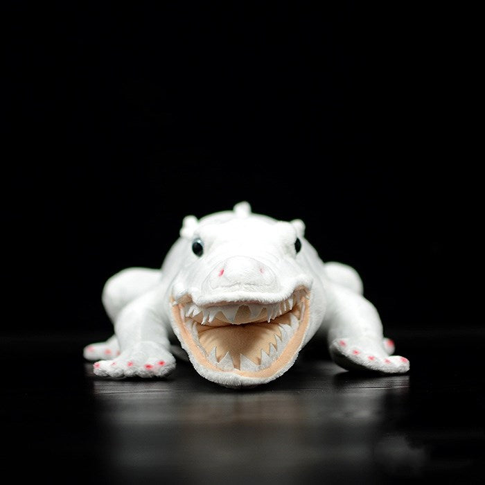 White Albino Alligator Soft Stuffed Plush Toy
