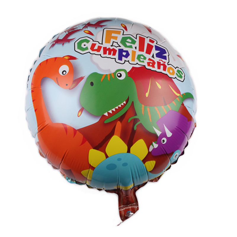 Dinosaur Themed Birthday Celebration Balloons