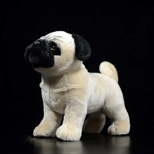 Brinquedo de pelúcia macio de pelúcia filhote de cachorro Pug Dog