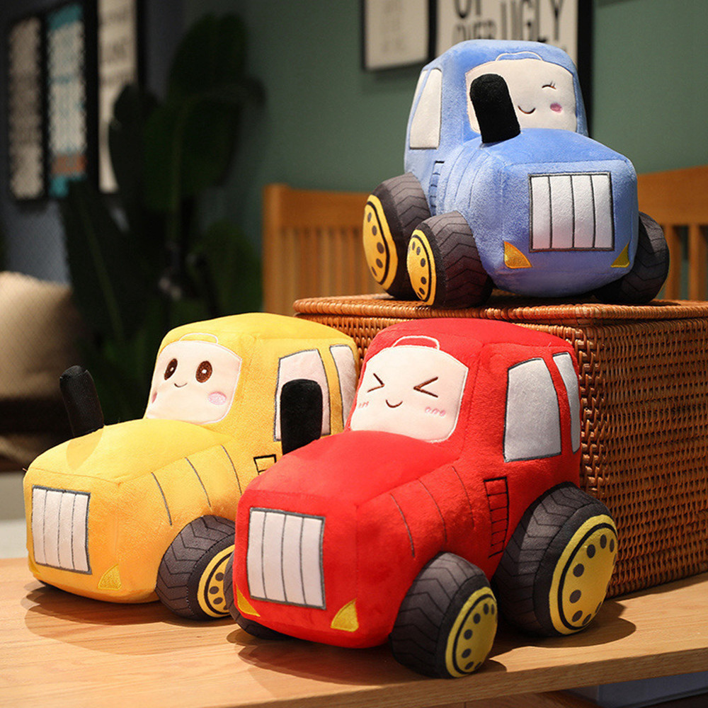 Cute Tractor Soft Stuffed Plush Toy