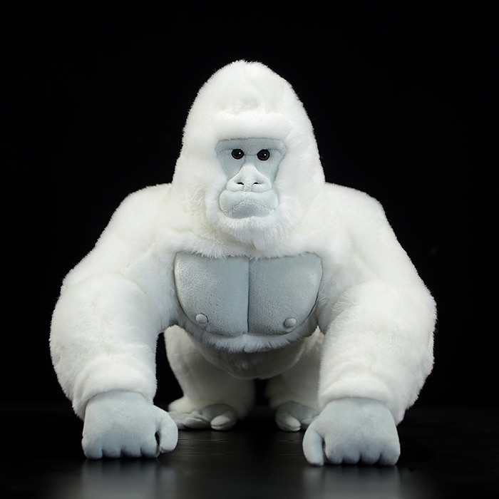 Albino White Gorilla Ape Soft Stuffed Plush Toy