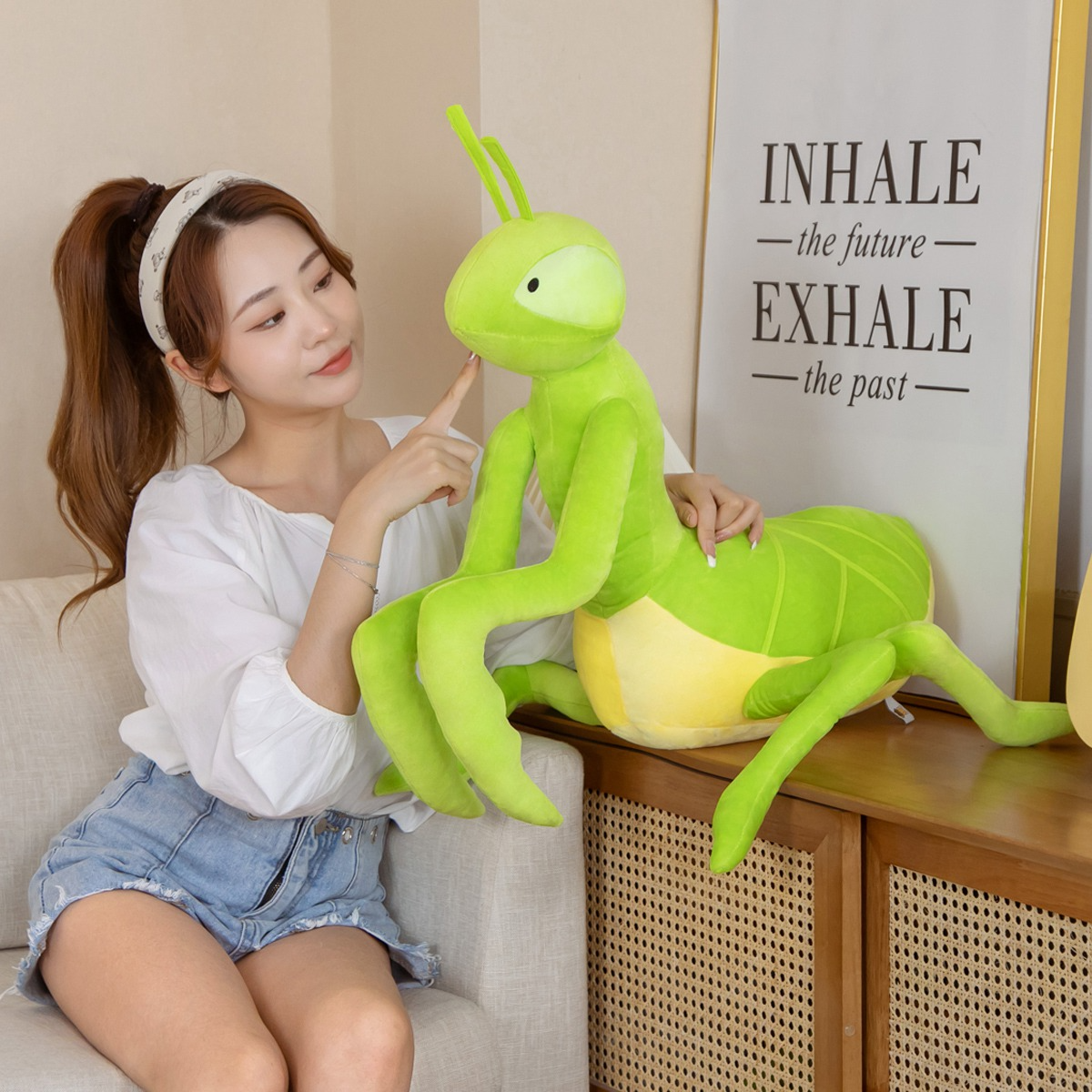 Large Praying Mantis Soft Stuffed Plush Toy