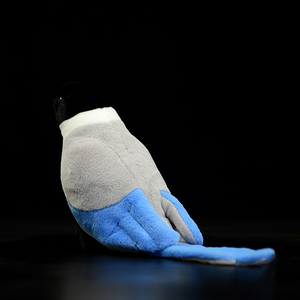 Azure-winged Magpie Bird Soft Stuffed Plush Toy