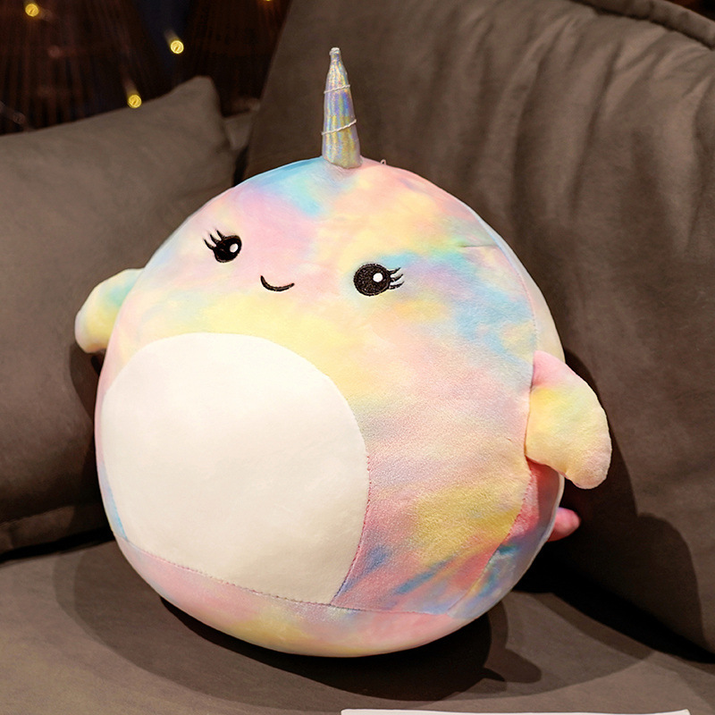 Tubby Unicorn Stuffed Plush Pillow Cushion Toy