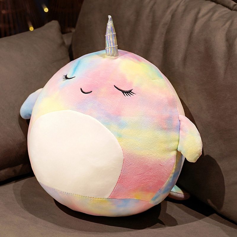 Tubby Unicorn Stuffed Plush Pillow Cushion Toy