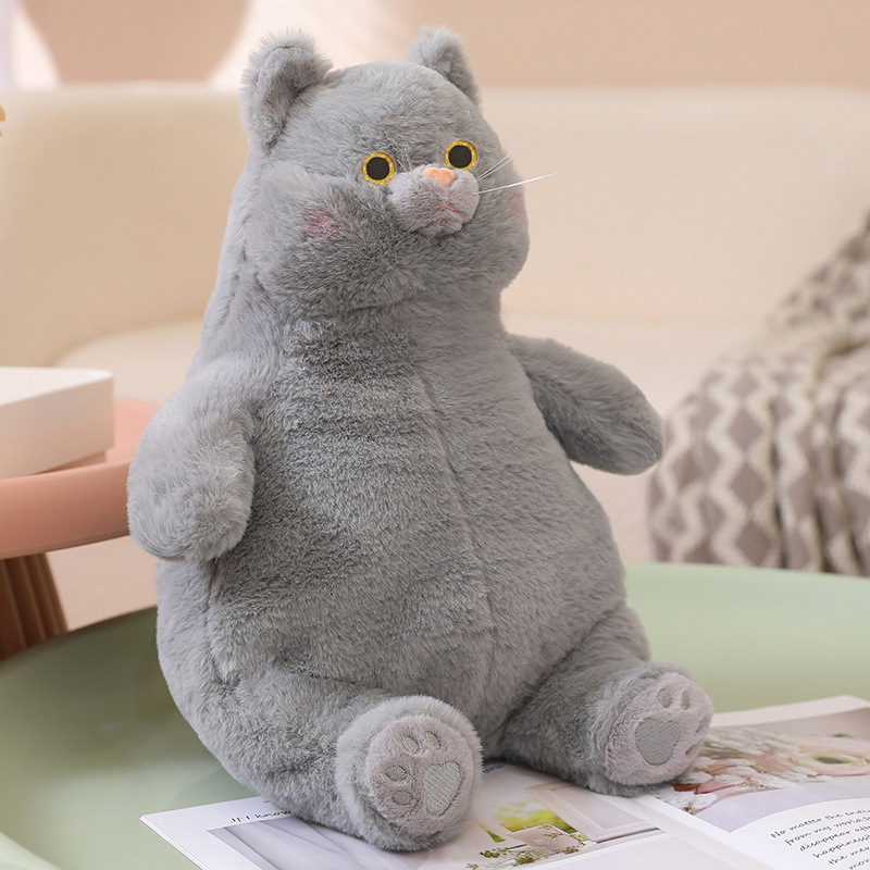 Chubby Cat Teddy Soft Stuffed Plush Toy