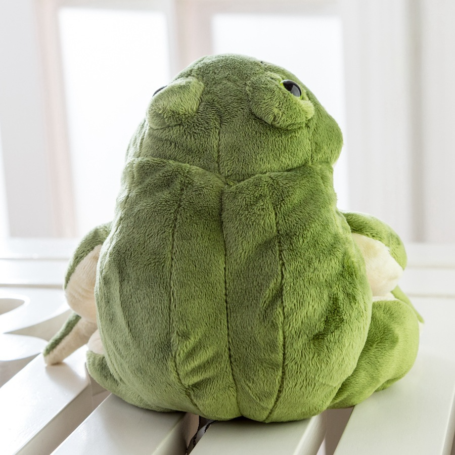 Large Green Frog Soft Stuffed Plush Toy