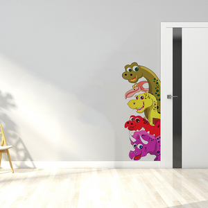 Cartoon Dinosaur Kids Bedroom Wall Decal Sticker