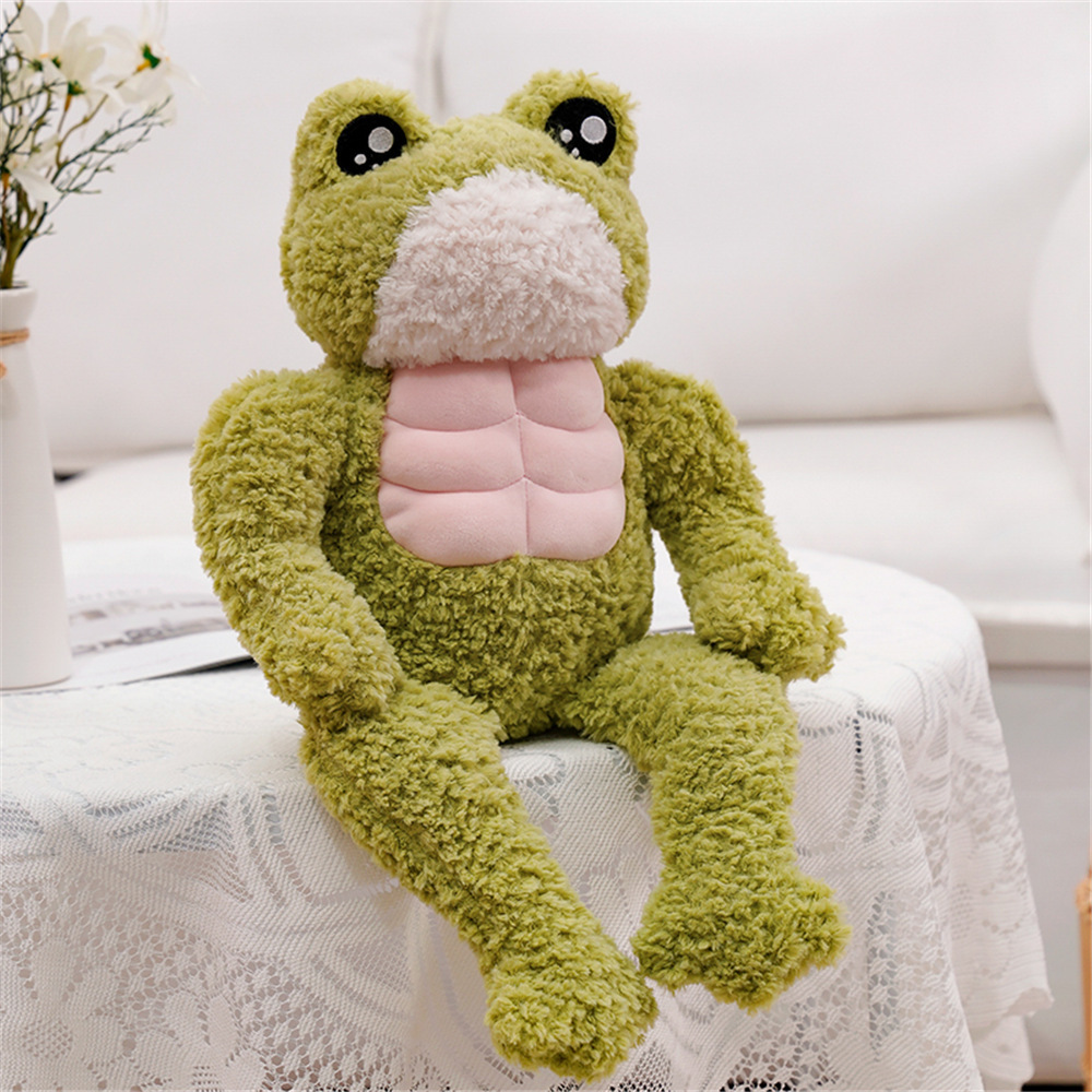 Muscle Frog Teddy Soft Stuffed Plush Toy