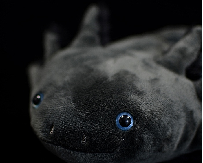 Black Axolotl Soft Stuffed Plush Toy