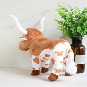Longhorn Cattle Cow Soft Stuffed Plush Toy