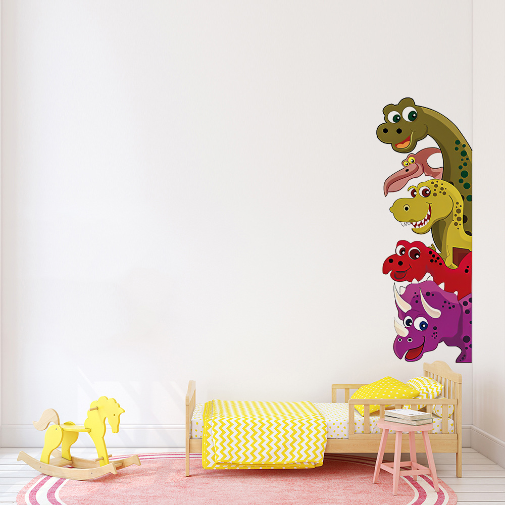 Cartoon Dinosaur Kids Bedroom Wall Decal Sticker