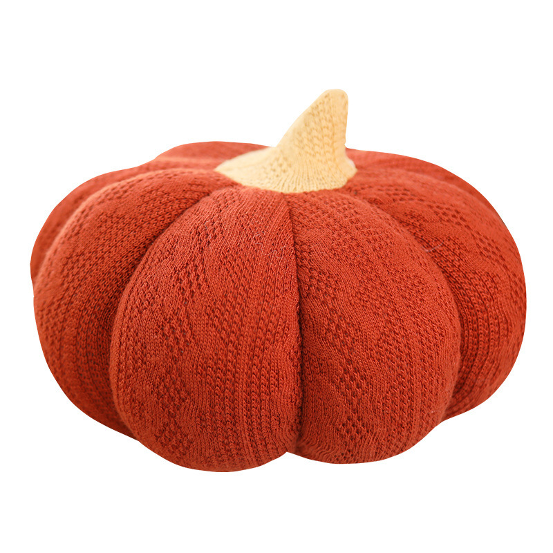 Pumpkin Pillow Stuffed Wool Cushion Decor Toy