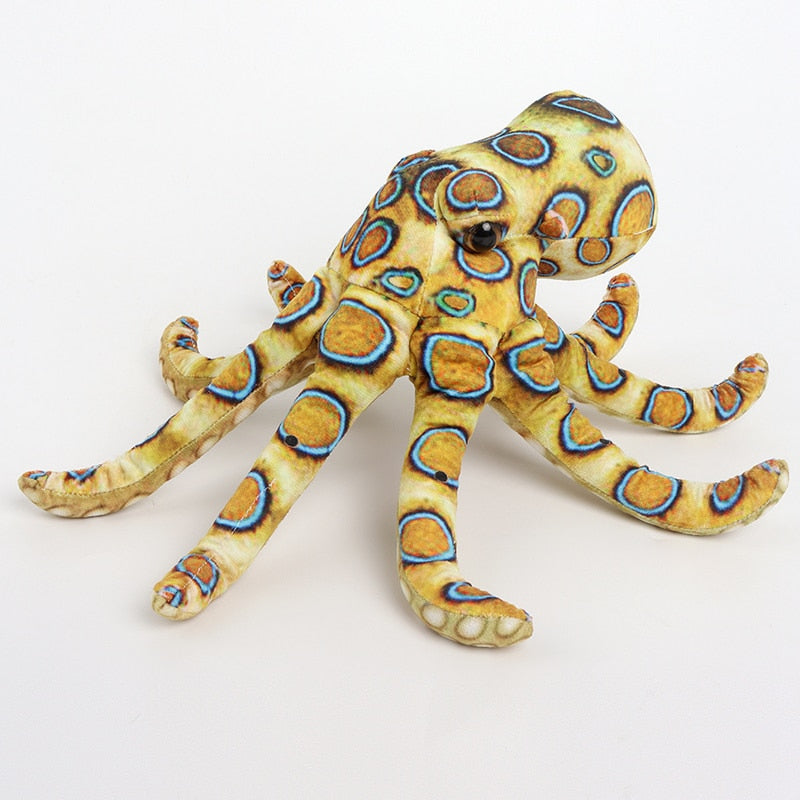 Blue-Ringed Octopus Soft Stuffed Plush Toy