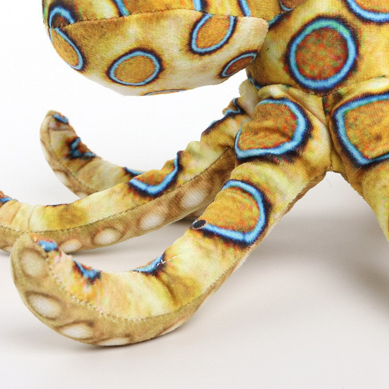 Blue-Ringed Octopus Soft Stuffed Plush Toy