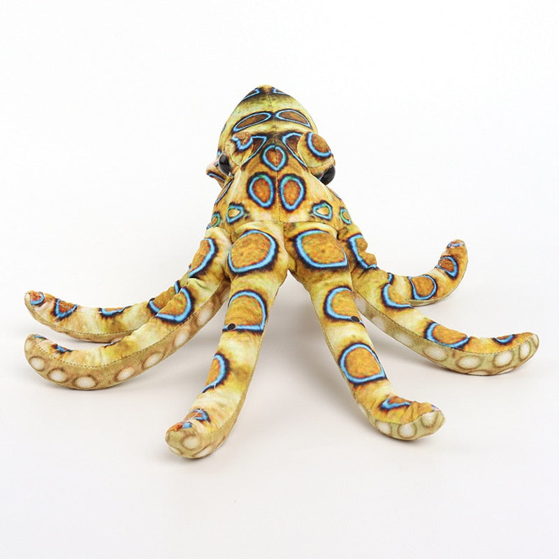 Blue-Ringed Octopus Soft Stuffed Plush Toy