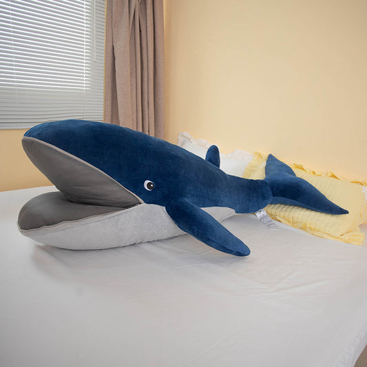 Large Blue Whale Soft Stuffed Plush Toy