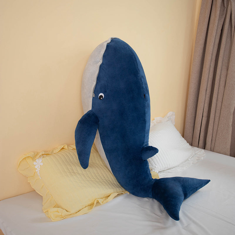 Large Blue Whale Soft Stuffed Plush Toy