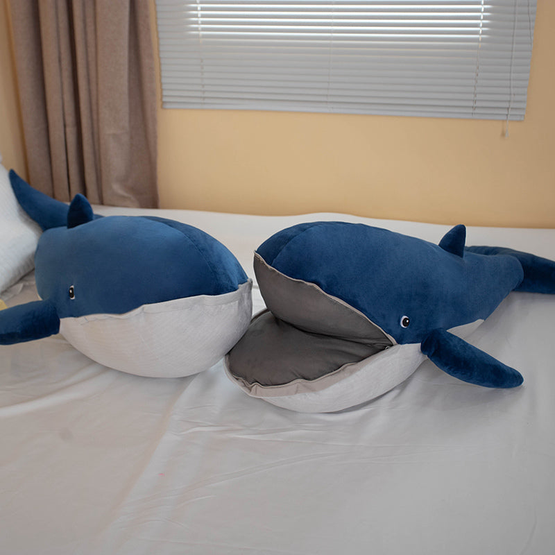 Large Blue Whale Soft Stuffed Plush Toy