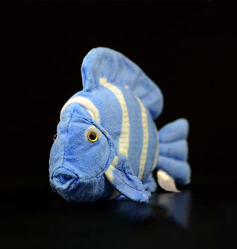 Atlantic Blue Tang Fish Soft Stuffed Plush Toy