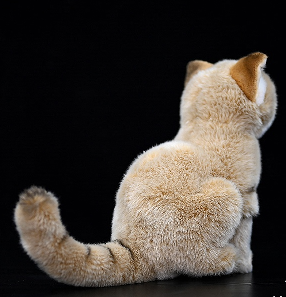 Brinquedo de pelúcia macio de pelúcia de gato da estepe realista de Pallas