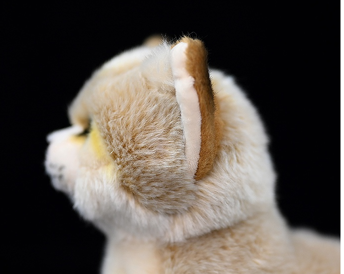 Brinquedo de pelúcia macio de pelúcia de gato da estepe realista de Pallas