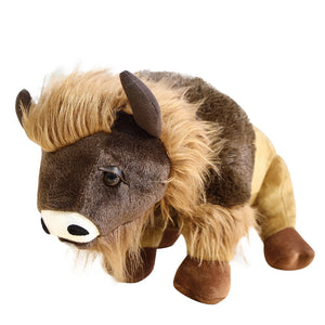 Bison Buffalo Soft Stuffed Plush Toy