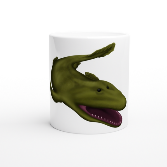 Tiktaalik Sarcopterygian White Ceramic Mug