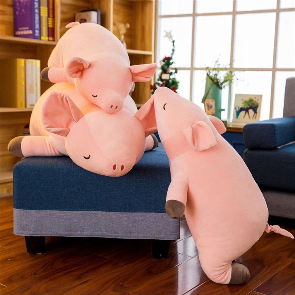 Cute Sleepy Pig Pillow Soft Stuffed Plush Toy