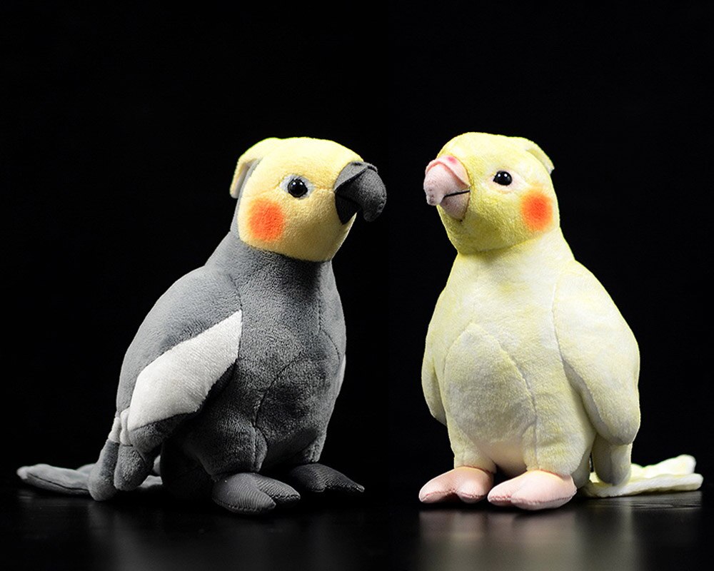 Lifelike Cockatiel Bird Soft Stuffed Plush Toy