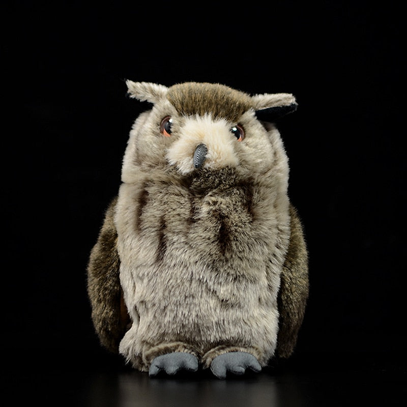 Eurasian Eagle Owl Bubo Bubo Soft Stuffed Plush Toy