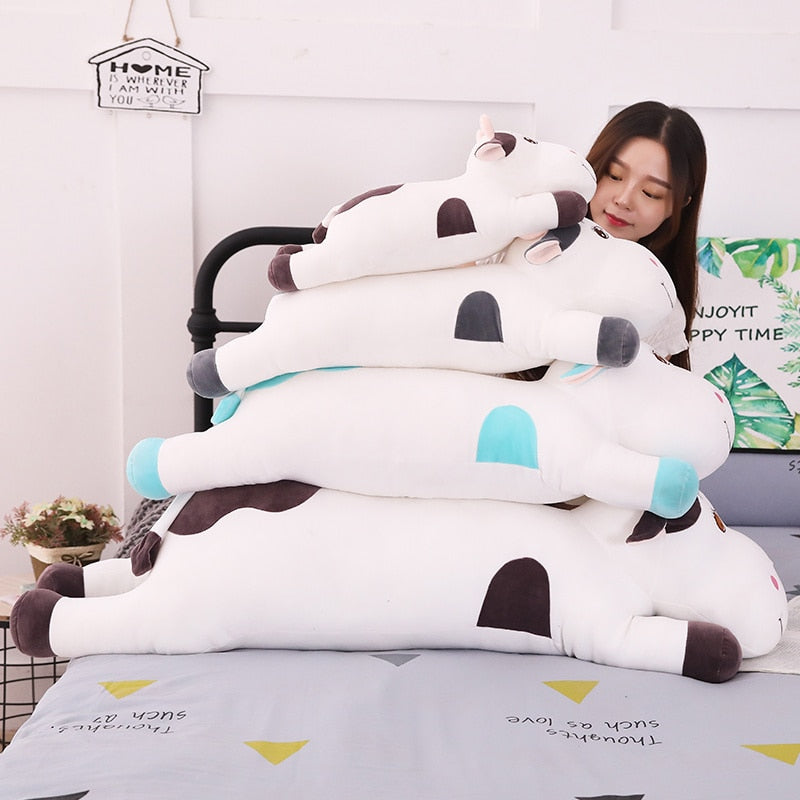 Cute Full Size Cow Soft Stuffed Plush Pillow Toy