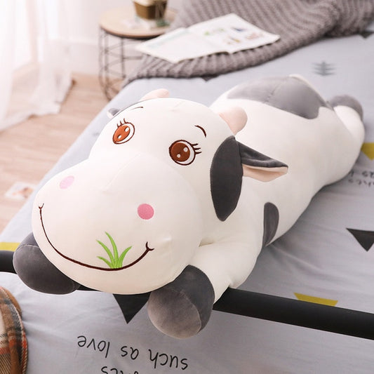 Cute Full Size Cow Soft Stuffed Plush Pillow Toy