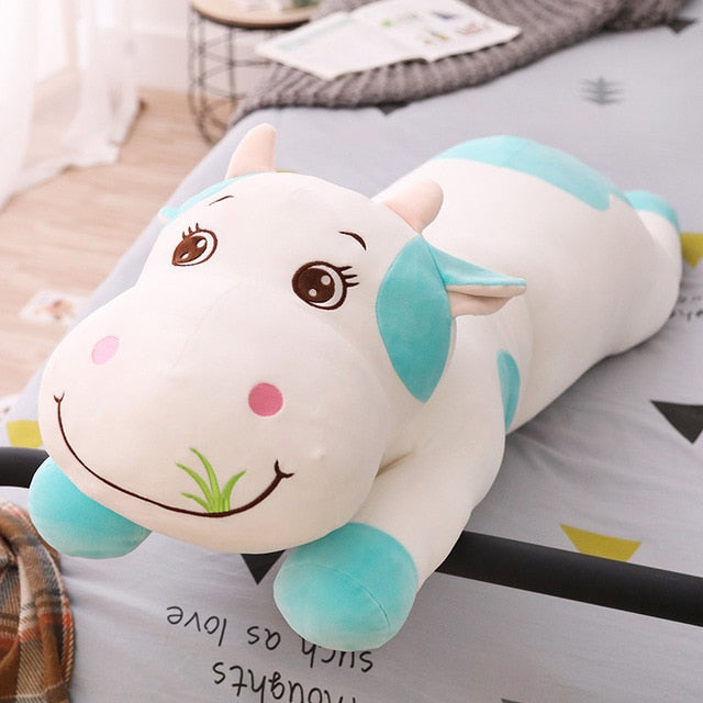 Cute Full Size Cow Soft Stuffed Plush Pillow Toy