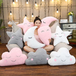 Star Moon Cloud Drop Soft Stuffed Plush Pillow Cushion Toy