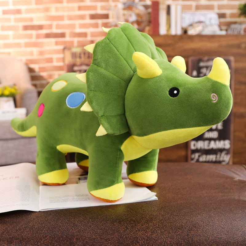 Cute Triceratops Dinosaur Soft Stuffed Plush Toy