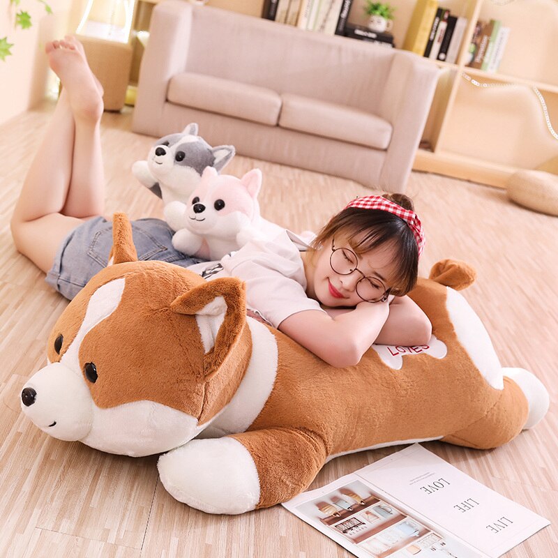 Corgi Dog Large Soft Stuffed Plush Pillow Toy